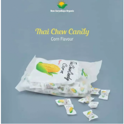 HAOLIYUAN Corn Flavor Thai Chew Gummy Candy - 100 pieces